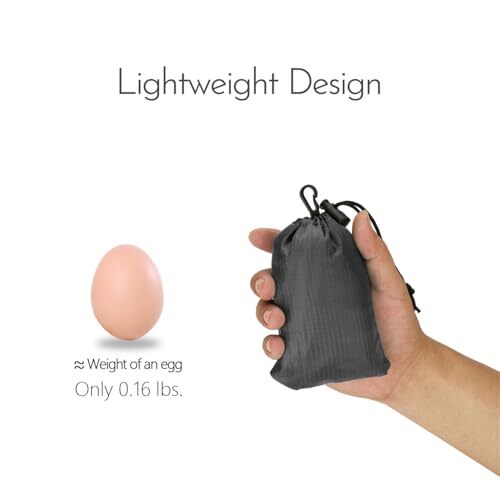 Lightweight Foldable Hiking Backpack, Ultralight Waterproof Travel & Black&gray - Picture 3 of 6