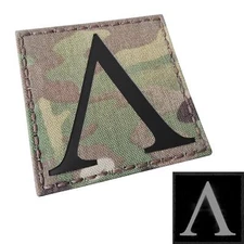 Lambda 3x3 IR Spartan multicam IRR devgru morale tactical hook patch