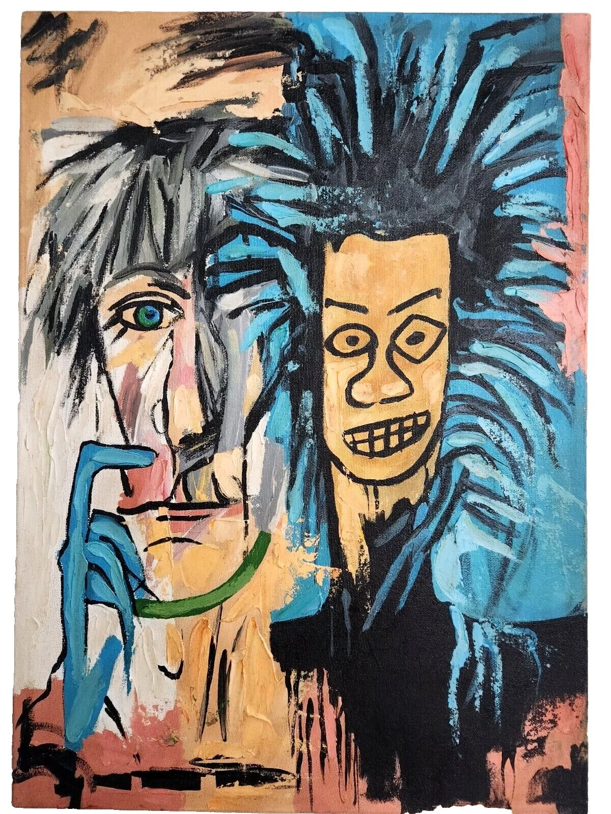 Jean-Michel Basquiat 亚克力艺术绘画
