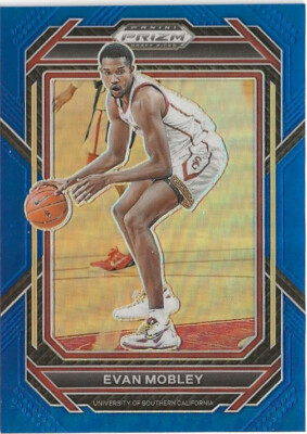 2023-24 Panini Prizm Evan Mobley Blue Prizm 059/199 Cleveland Cavaliers