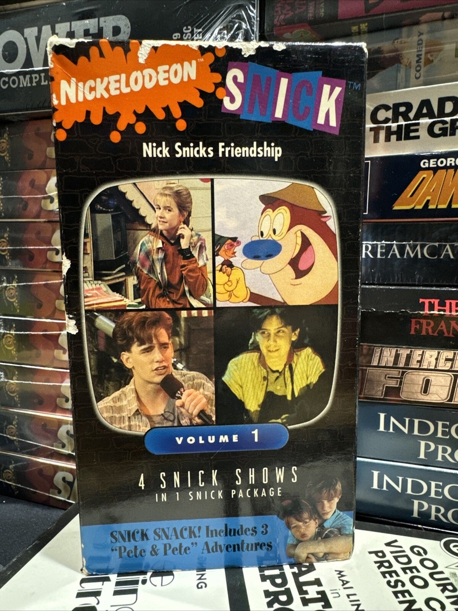 テレビ nicknicknick Nickelodeon Snick - Volume 1 - Nick Snicks Friendship VHS