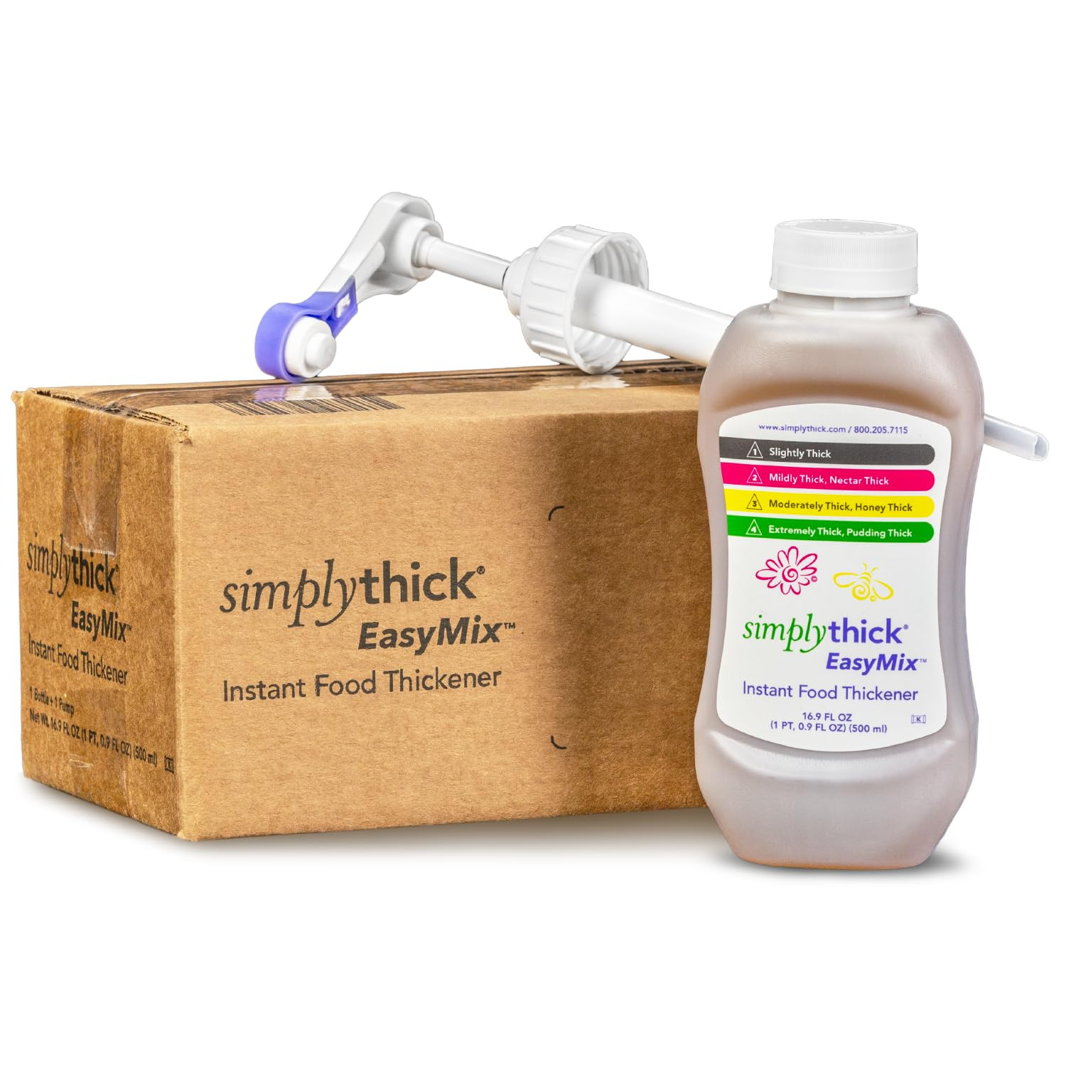 Simplythick Easymix | 92 Servings | Gel Thickener for Those with Dysphagia & Swa