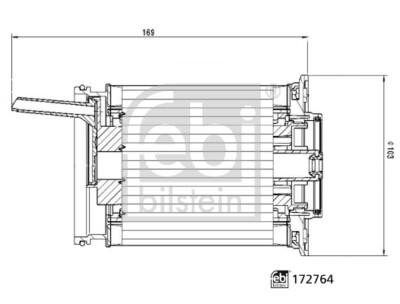 FEBI BILSTEIN 172764 Kraftstofffilter für AUDI,BENTLEY,VW