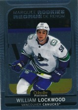 #248 WILLIAM LOCKWOOD 2021-22 O-Pee-Chee OPC Platinum MARQUEE ROOKIES RC CANUCKS