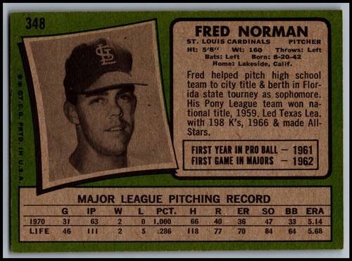 1971 Topps Baseball Cards 264-523 - You Pick - aaalvins - Picture 65 of 249