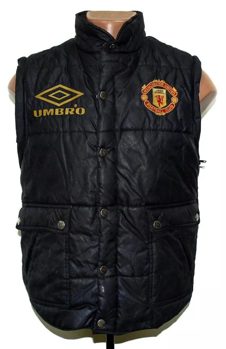 Moedig aan Omgeving Bloeien MANCHESTER UNITED 1997/1998 FOOTBALL VEST JACKET JERSEY UMBRO L BOYS | eBay