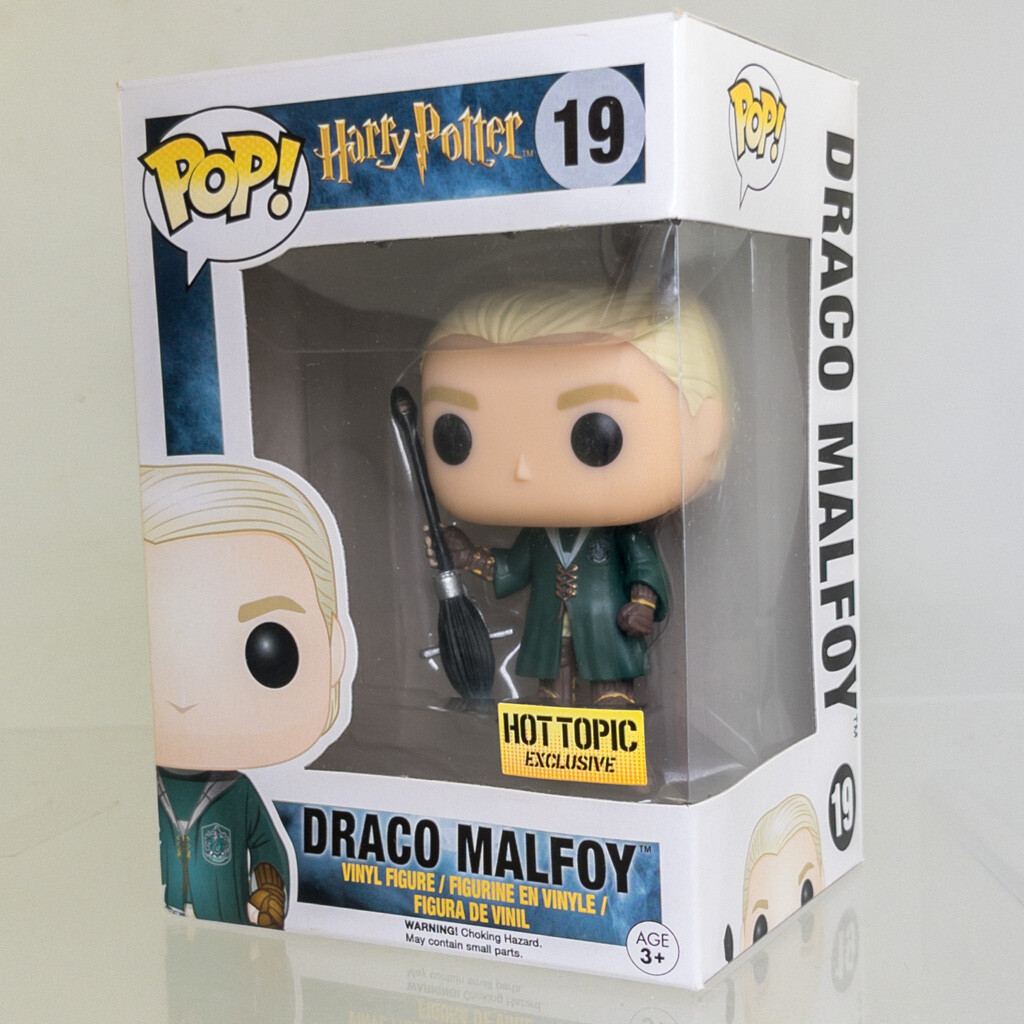 Funko Pop! Harry Potter Vinyl Figure - Draco Malfoy (Quidditch) # 19 (Excl) *Nm*