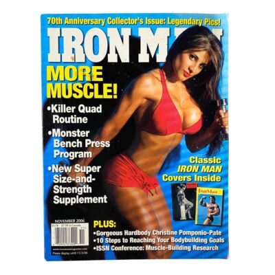 Iron Man Magazine November 2006 Vol 65 No. 11 Christine Pomponio-Pate No Label