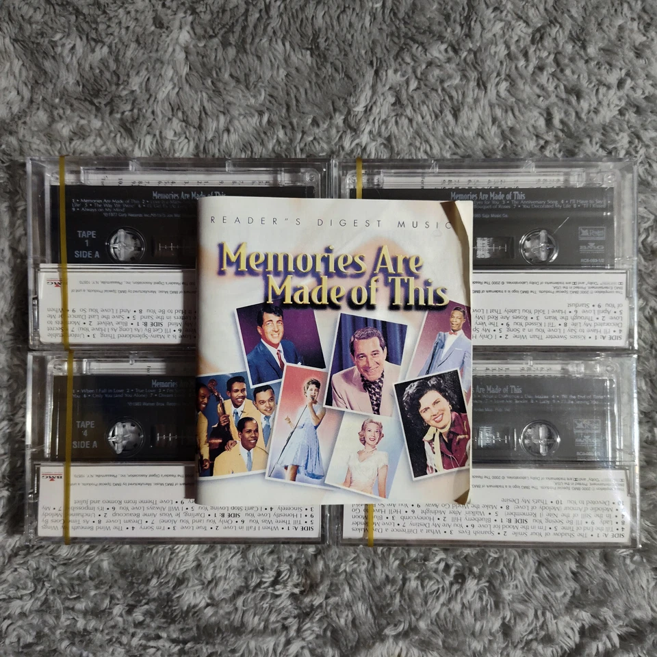 Memories Are Made of This Reader's Digest 4 Cassette Set Compilation KRC-093-1 - Image 4 of 4