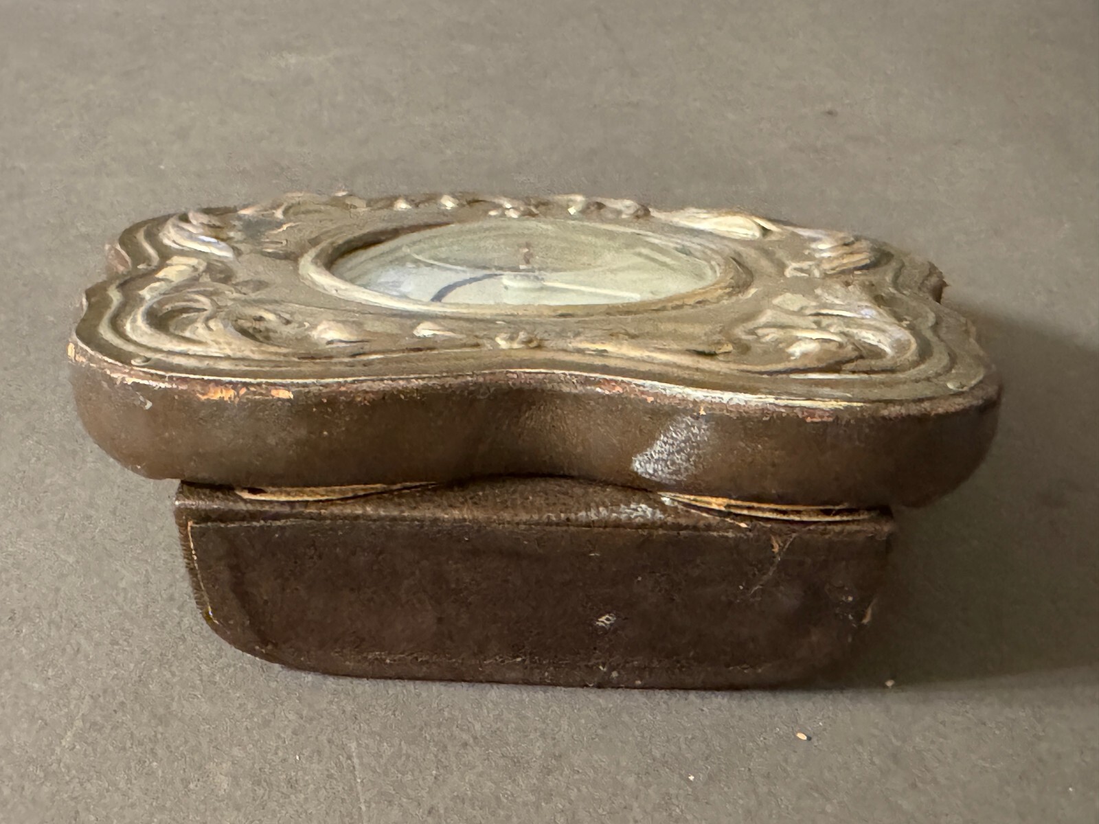 NORSTEL & C CLOCKS SHELF MANTLE DESK CLOCK 800 SILVER MASSIMO AVIOTTI VALENZA