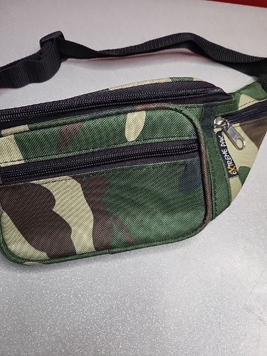 Riñonera Camuflada Patrón Camuflaje 5 Bolsillos con Cremallera - Imagen 4 de 7