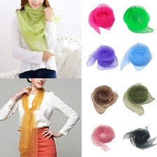 Sciarpe eleganti in chiffon da donna scialle piccolo scialle sfumato foulard §