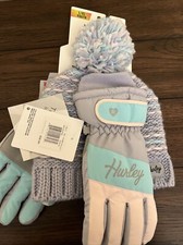 Hurley )( 2-częściowy zestaw czapek i rękawiczek L/XL Youth