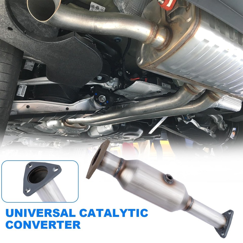 High Flow Front Catalytic Converter Kit Compatible with Honda Accord