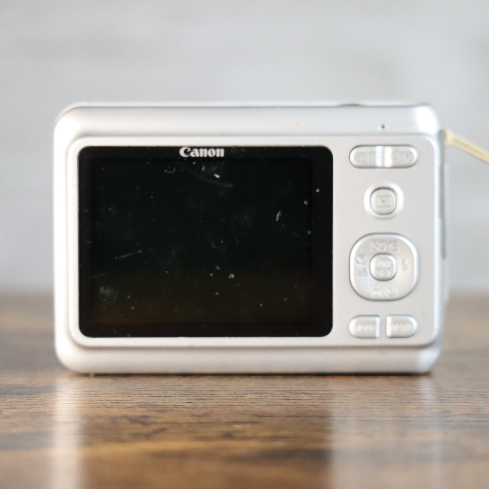 Canon PowerShot A480 10.0MP Digital Camera Silver *Good/Tested* W 4gb