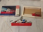 VINTAGE LEGO Fire (775): Fire Fighter ship w/Box no Instructions Incomplete READ