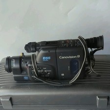 Canon Canovision 8 E65A Vid.8 Camcorder 10x Optic. Zoom Case/Accessories AS IS