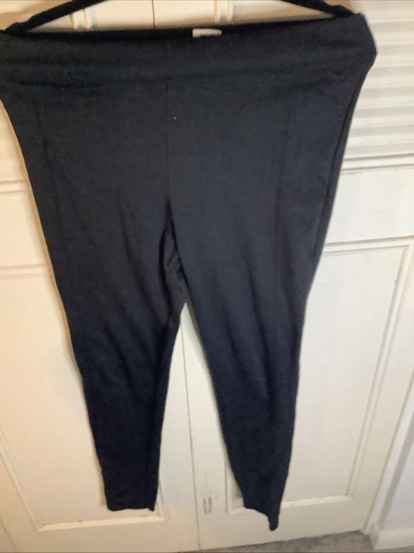 Pink Victoria's Secret Y2K Black  Long Legging Pants Size M