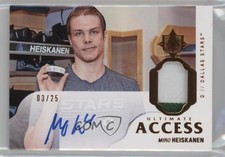 2018 Ultimate Collection Premium Materials Copper 3/25 Miro Heiskanen Auto s3g