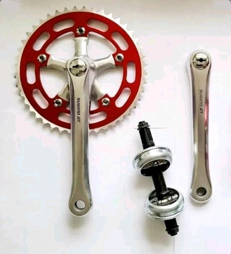 🔥 180mm Rare Old School Sugino Cranks BMX Super Maxy Cross GT Bike Redline Haro