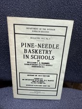 Pine-Needle Basketry In Schools By William C. A. Hammel 1917 Reprint