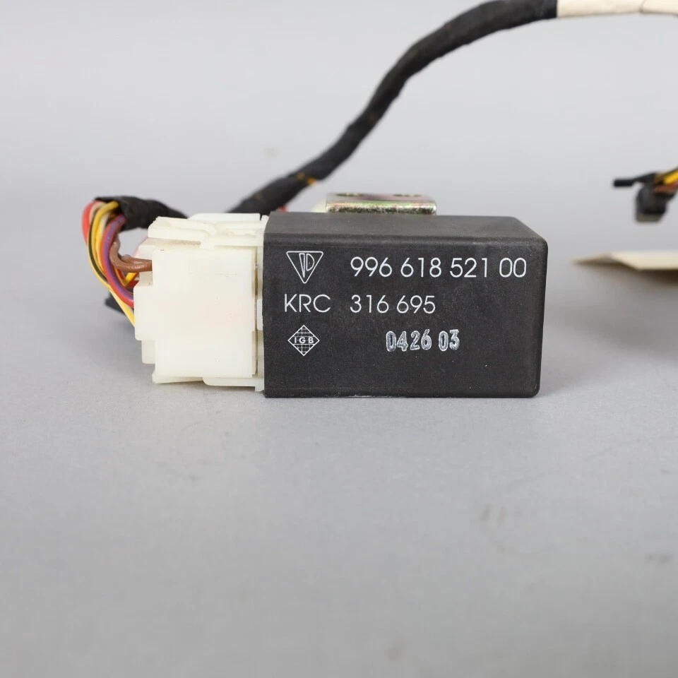 Interruptor de asiento eléctrico derecho Porsche 911 Boxster 1999-2004 negro OEM usado Foto 3 de 4