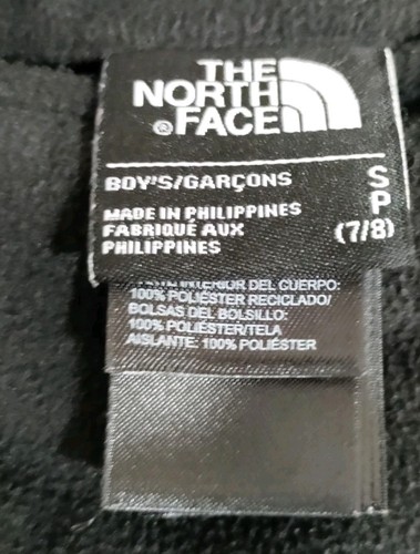 The North Face Polartec Fleece Reversible Youth Boys Hooded Full Zip Jacket S - Picture 7 of 9