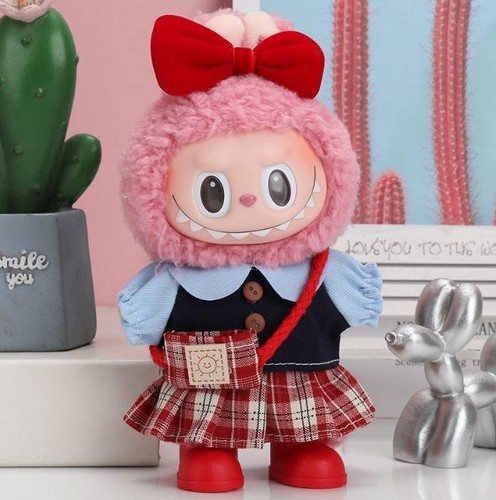 (No Dolls) Dress Set For POP MART LABUBU The Monsters Plush Doll Clothes Outfit - Picture 3 of 5