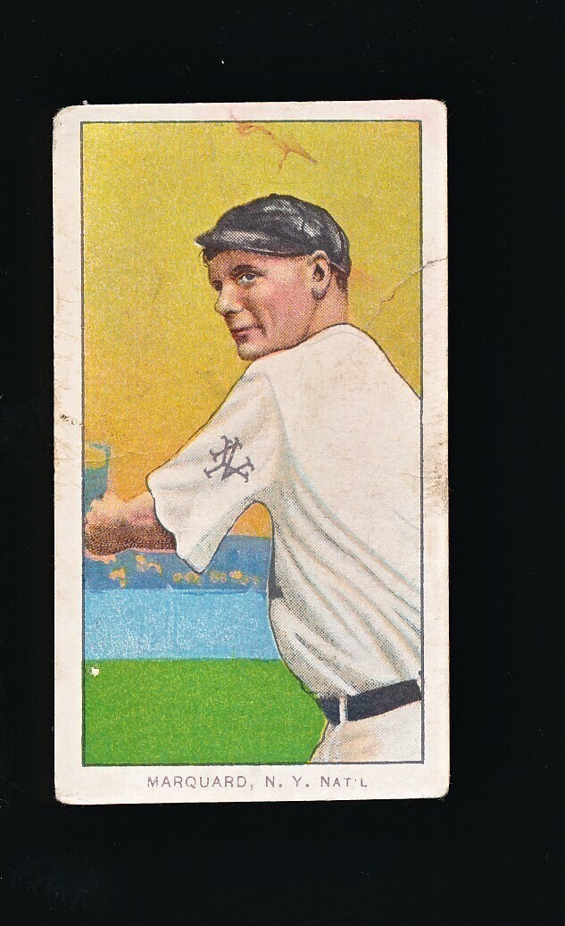 1909 T206 Piedmont RUBE MARQUARD Pitching