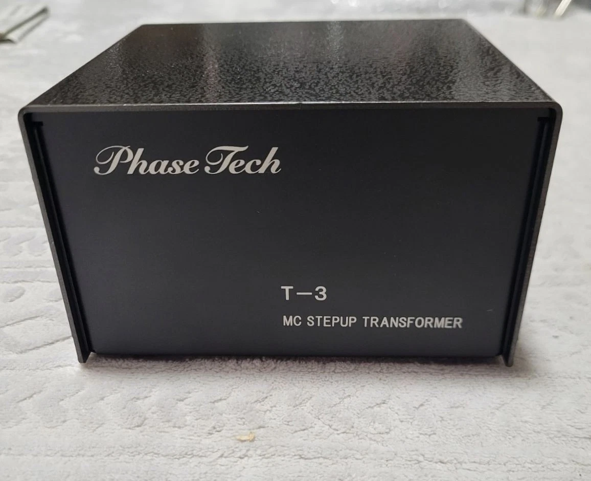 Phase Tech T-3 Stereo MC Cartridge Step-up Transformer 1.5-40Ω
