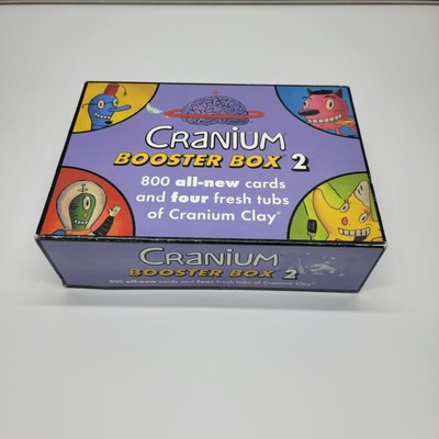 Cranium Booster Box 2 Expansion Set 800 Cards 4 Tubs Clay Game New