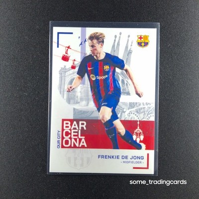 Topps Frenkie de Jong FC Barcelona OUR CITY 2022-23 Official Team