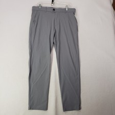 Greyson Montauk Trouser Men's 34x30 Slate Performance Stretch Golf Chino Pant