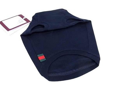 GUCCI Clothing 695747 100% Cotton Pet for Dogs Size XXS Navy Rare BN9800 Unused
