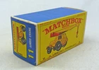 Lesney Matchbox Toys MB11c Jumbo Crane ORIGINAL Empty E4 Type Box
