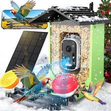 Bird Feeder with Camera, 2K HD AI Identify Smart House Camera 