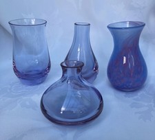 4 x Caithness glass Bud/Posy