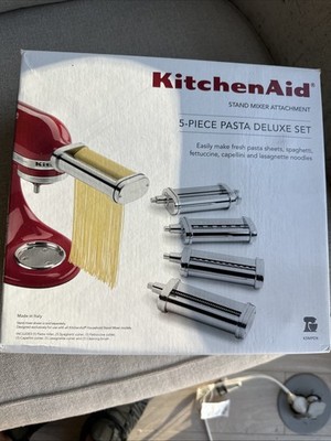 KitchenAid 5-Piece Deluxe Pasta Attachment Set KSMPDX NEW Open Box