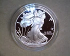 2003-W   SILVER EAGLE IN PROOF STARTING AT SILVER VALUE