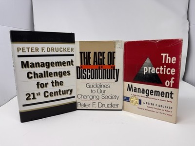 Lot Drucker Books - Varying Conditions - Discontinuity, Management, Challenges