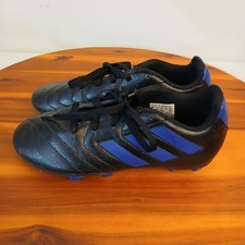 Adidas Goletto VII FG J Soccer Cleats Youth Size 1 Black Shoes FV2894