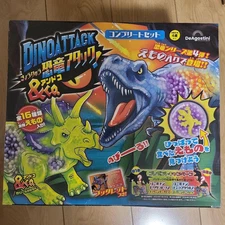 DeAgostini Dinosaur Attack and Co 16pc Complete Stretchy Figure Set Japan New