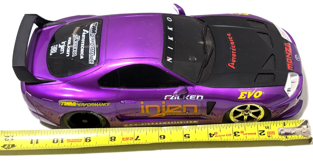 Nikko Street Mayhem Toyota Supra Tuner 1:16 Scale Remote Control
