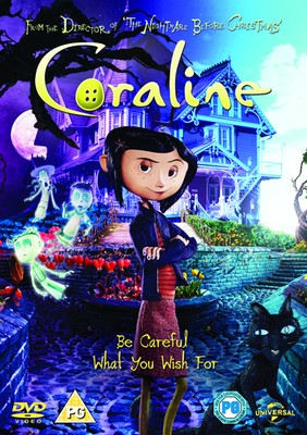 Coraline DVD (2009) Henry Selick cert PG Highly Rated eBay Seller