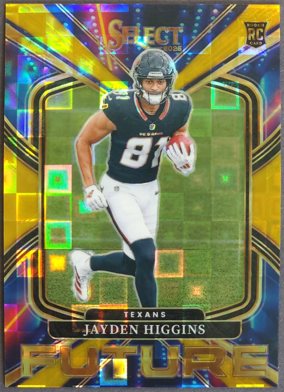 2025 Select Select Future Jayden Higgins #7 Gold Prizm /10 RC