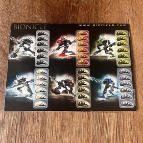 Lego Bionicle Kurahk 8588 Instruction Manual Only