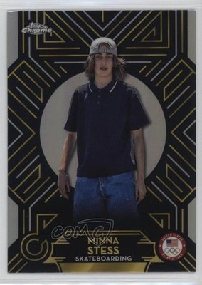 2024 Topps Chrome US Olympic & Paralympic Team and Hopefuls Minna Stess 6ns