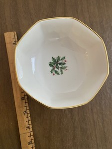 Lenox Holiday Candy Dish Christmas