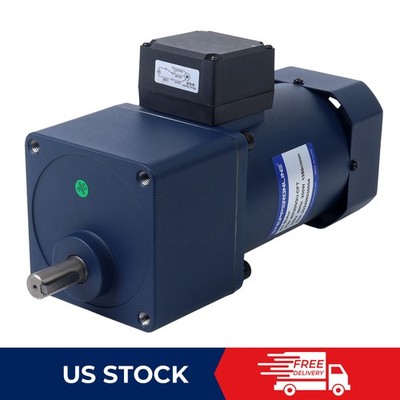 STEPPERONLINE 200W 220/380VAC AC Induction Motor 5664/4924oz-in Spur Gearbox