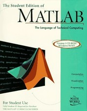 STUDENT EDITION OF MATLAB VERSION 5 FOR WINDOWS By Mathworks Staff  BRAND NEW 